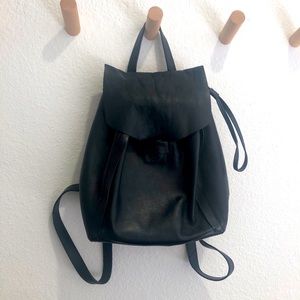 Loeffler Randall Mini Leather Backpack